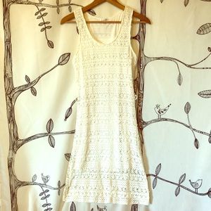 White/Ivory Crochet Dress
